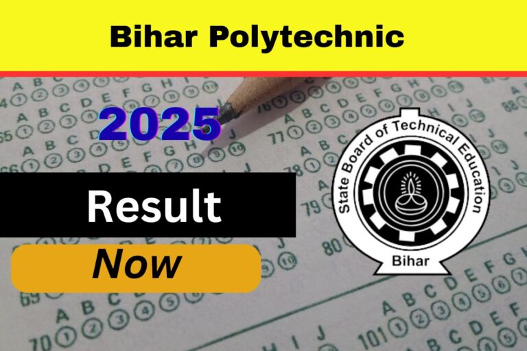 Bihar Polytechnic 1st Round Seat Allotment 2025