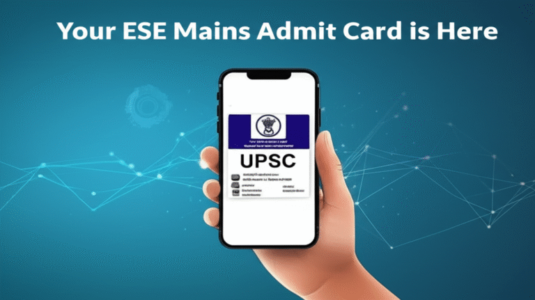 UPSC ESE Mains 2025 Admit Card: Your Trusted Download Guide