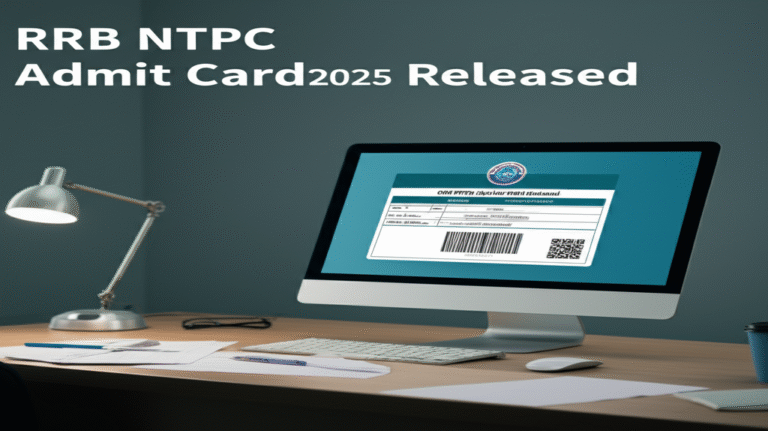 RRB NTPC UG Admit Card 2025 Released: Download Now!