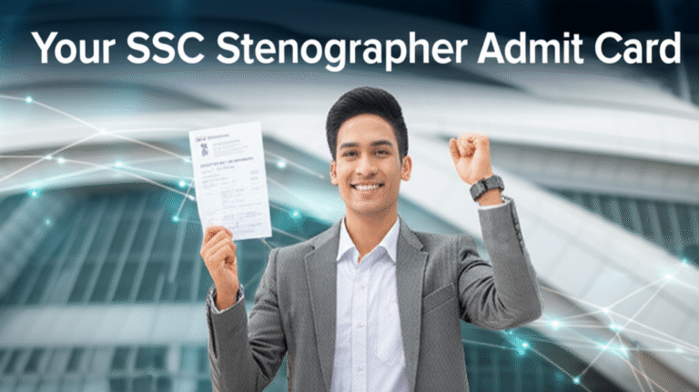 SSC Stenographer Admit Card 2025 Released: Get Your Admit Card Now!